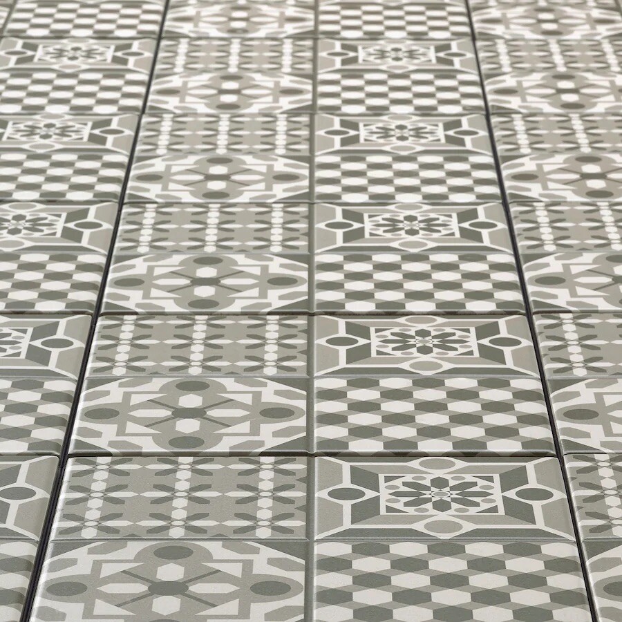 (Qty 1) IKEA Mallsten Top Part Outdoor Floor Decking Tile White Gray 0.97 sq ft