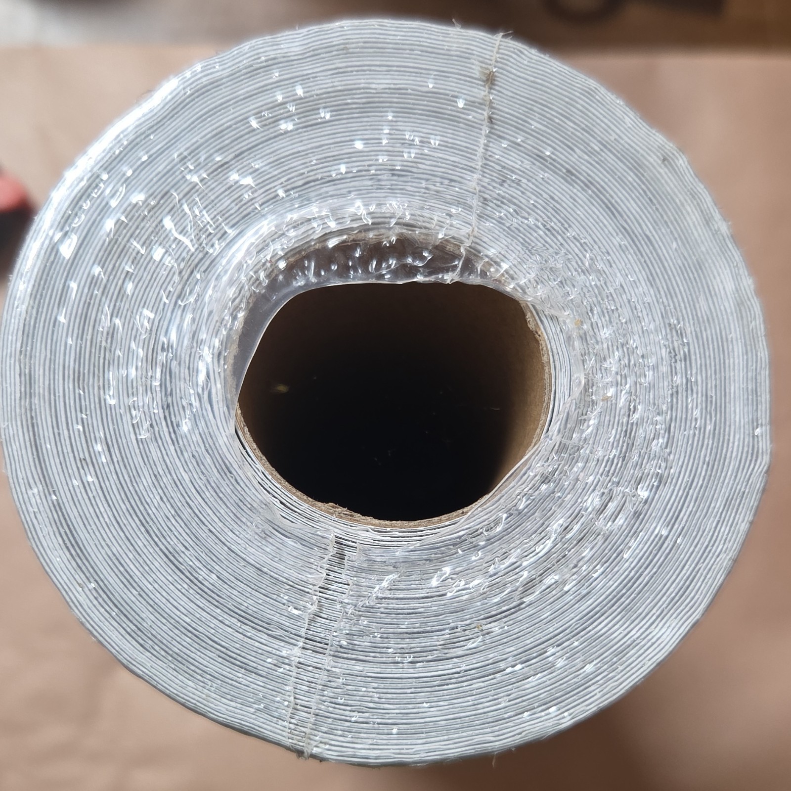 AUXUA PVC Vinyl Peel & Stick Floor Tile Roll Waterproof Non-Slip Gray 5cmx3m