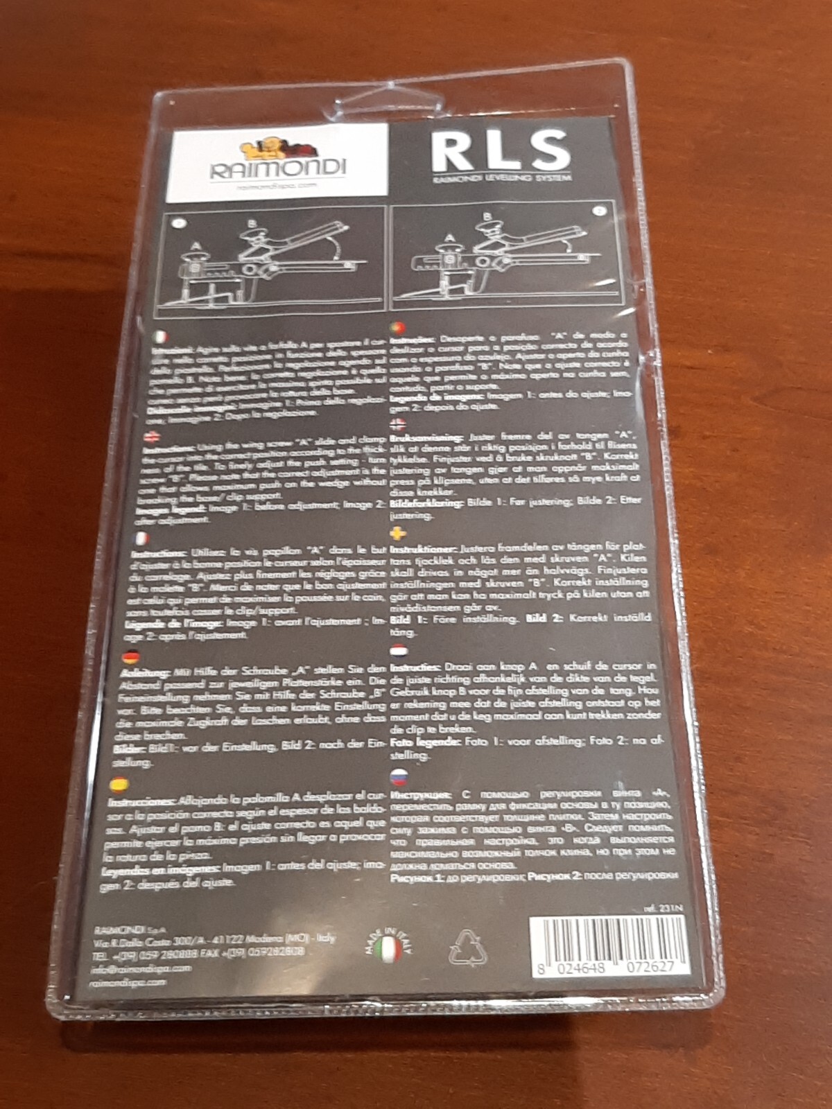 Raimondi Tile Spacer Leveling System Tool- NEW & SEALED
