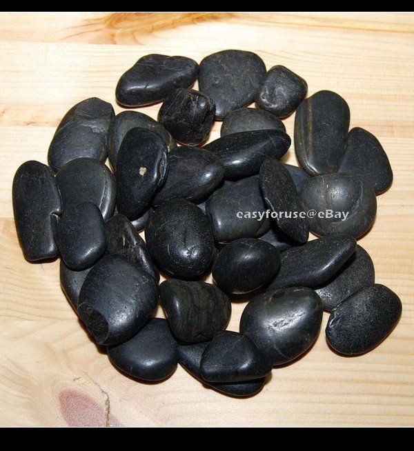 Decorative Natural River Polished Black Pebble Garden & Landscaping Stone