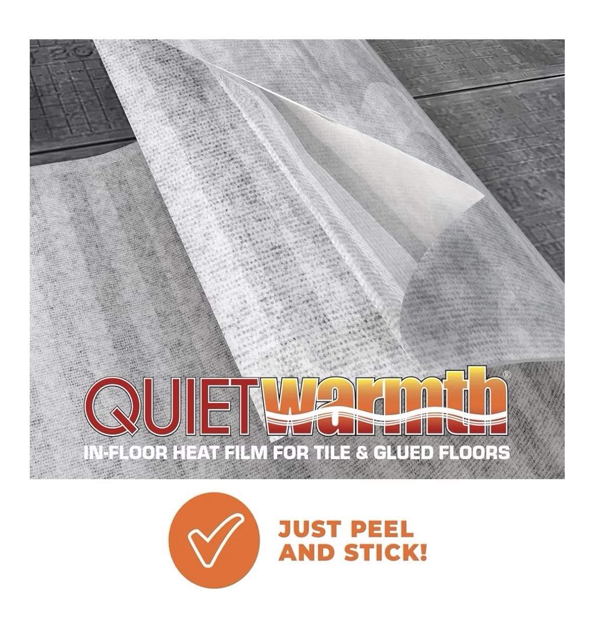 QuietWarmth Tile QWT3X10F240 Radiant Floor Heating Mat for Below Tile, Stone,…