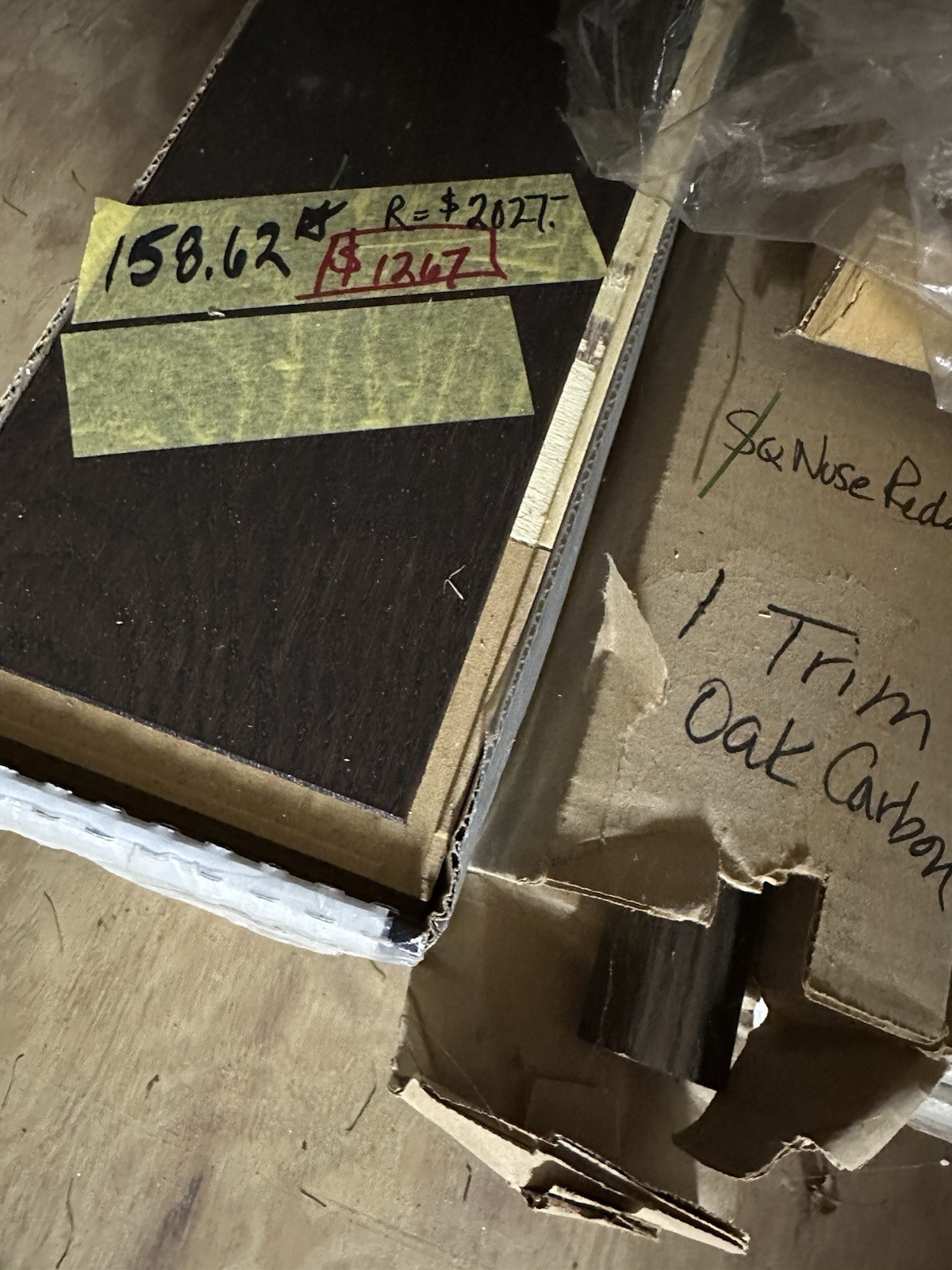 Engineered Hardwood Flooring 158.62 Sq Ft Of Kahrs Oak Carbone