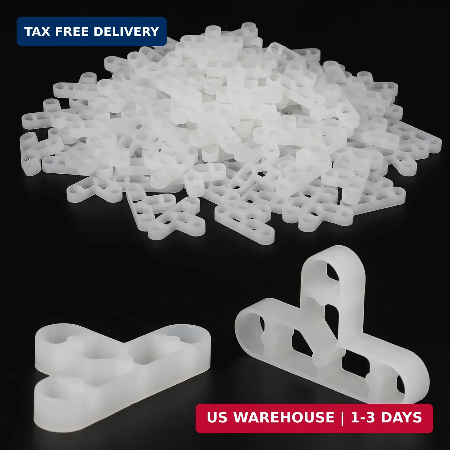 10mm 3/8 Inch 300PCS T-Shape Tile Spacers, Plastic Brick Wall and Floor Leveling