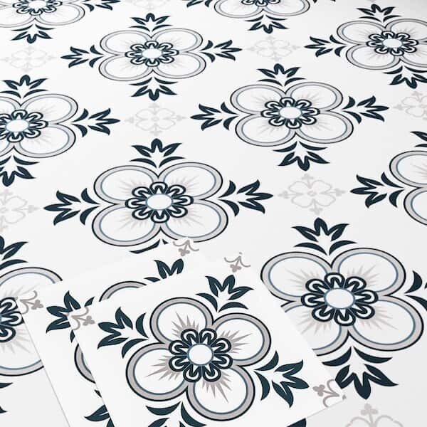 Jeedeson 12″x12″x11 MIL Vinyl Peel & Stick Backsplash Wall Tile Stickers (30-Pk)