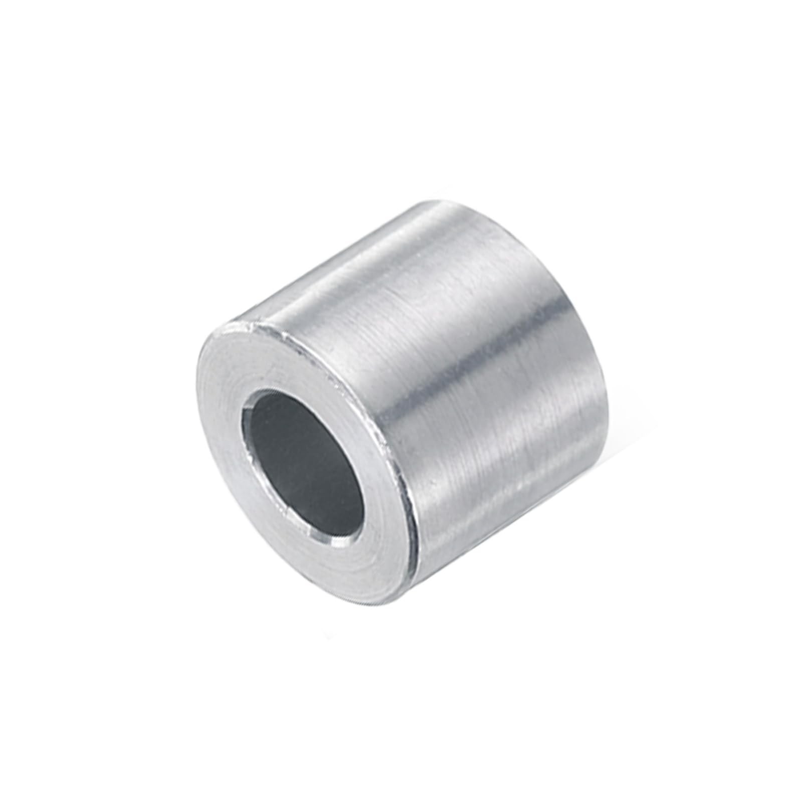 uxcell 40pcs Aluminum Spacer 5mm Bore x 10mm OD x 9mm Length Silver tone