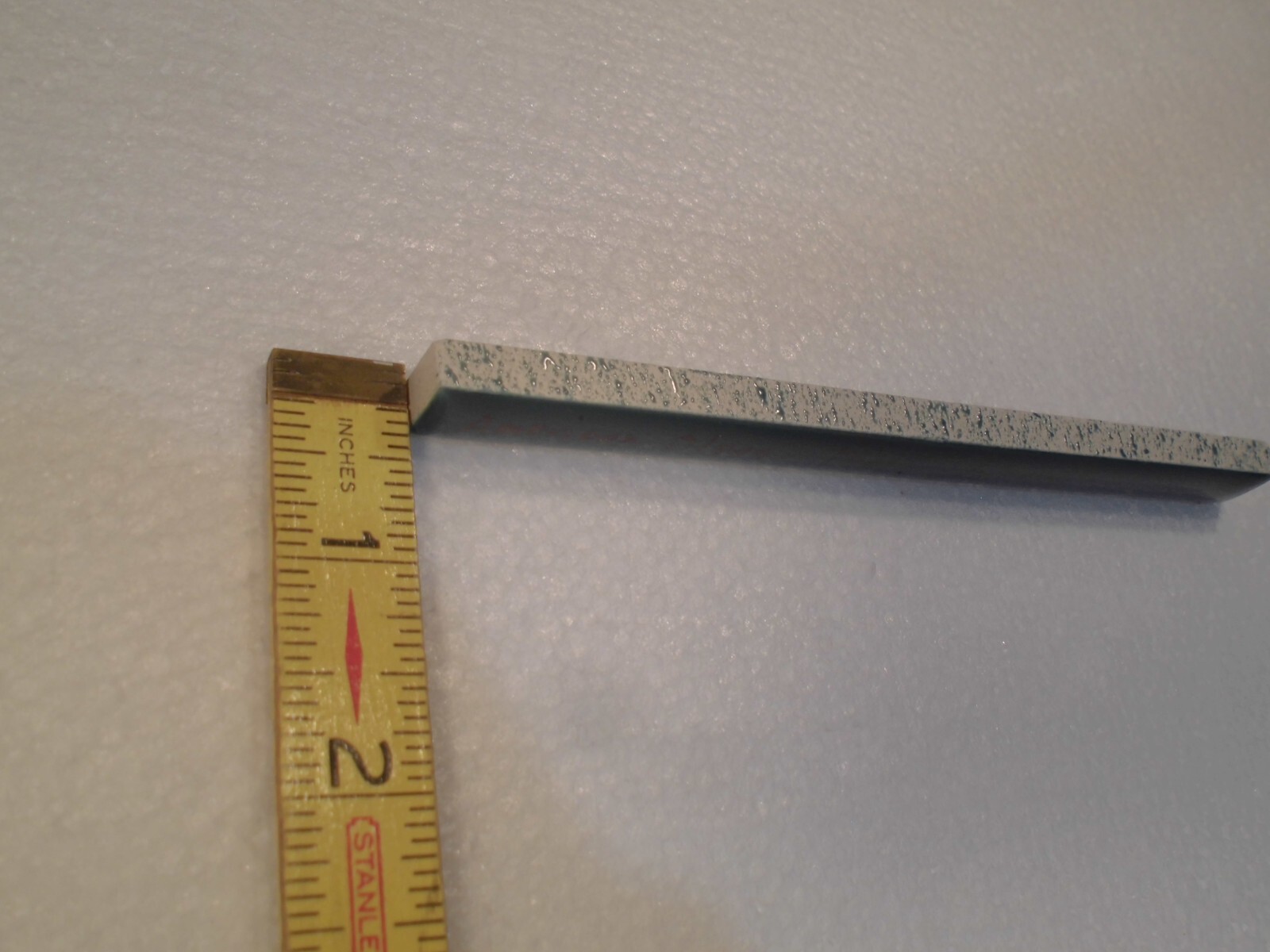 1 pc. Glossy Teal Ceramic Tile: Pencil – Liner – Sizzle: 1/2″ X 6″ by A.O. Green