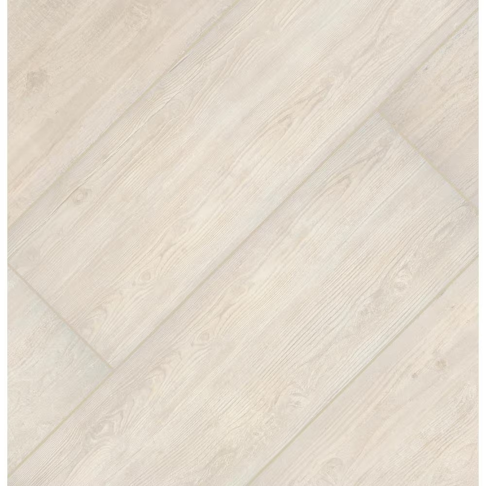 Caldera Blanca 2 Cm. X 16 In. X 47 In. Matte Porcelain Wood Look Paver Floor Til