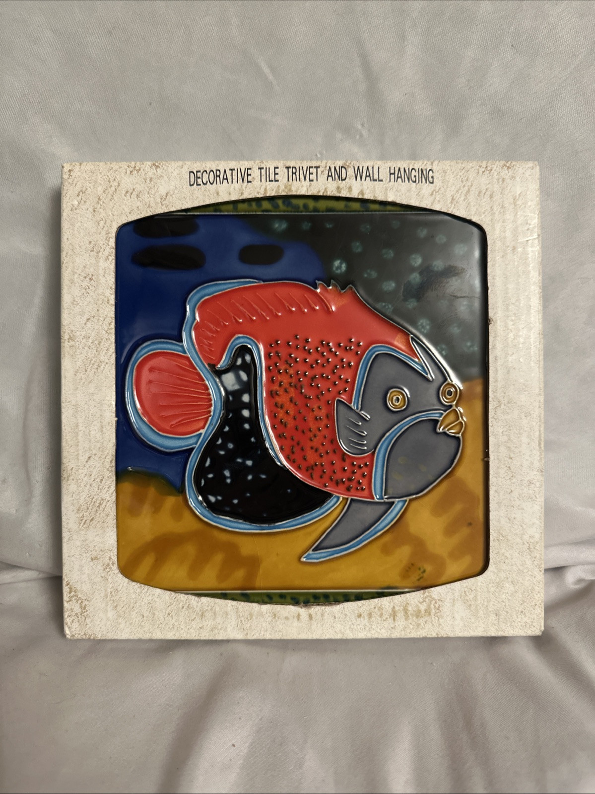 Clownfish Clown Fish Decorative Ceramic Wall Art Tile 8×8 New