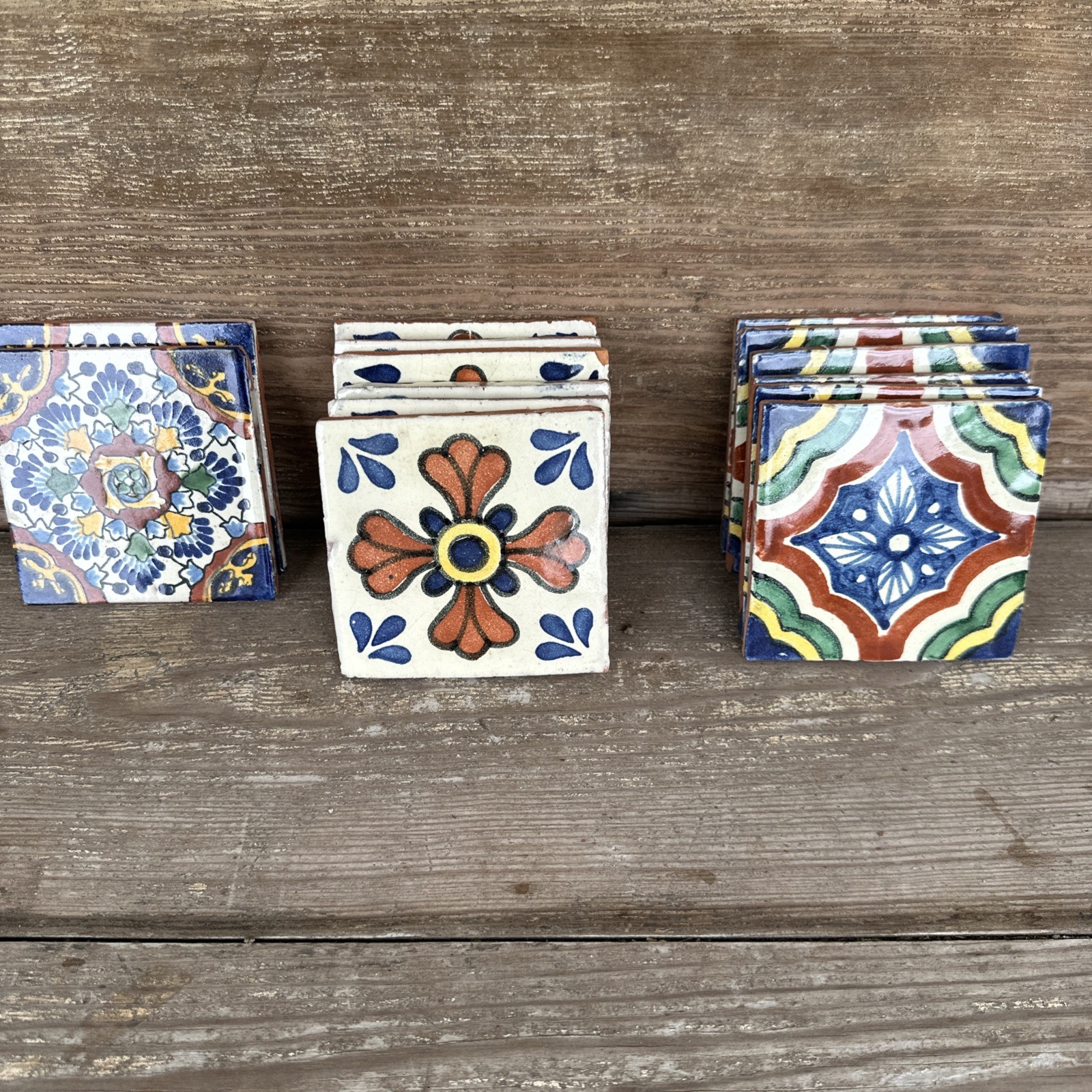 Set Of 14 Terra Cotta Tiles