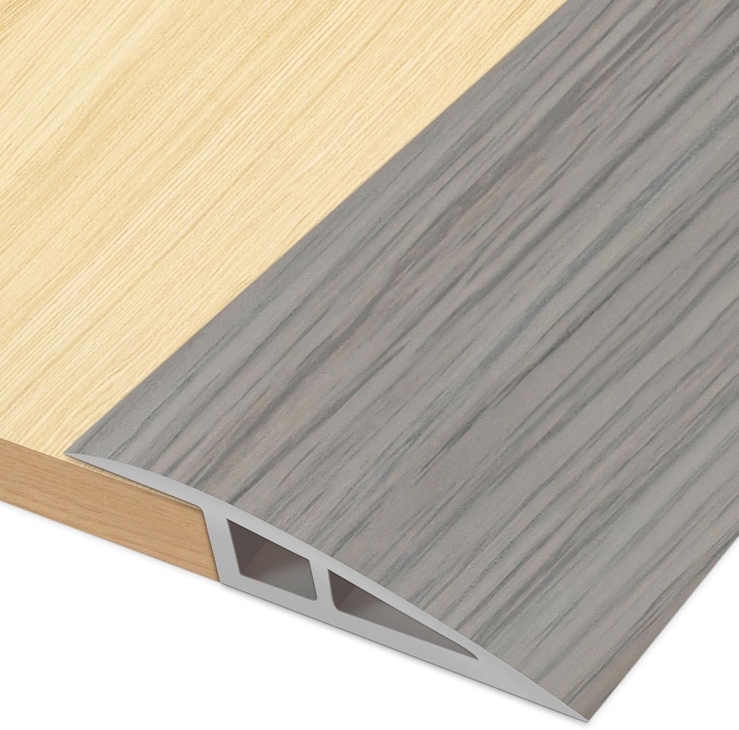 Multi-Purpose 36-Inch Floor Transition Strip – Stylish Wood Grain for Doorways