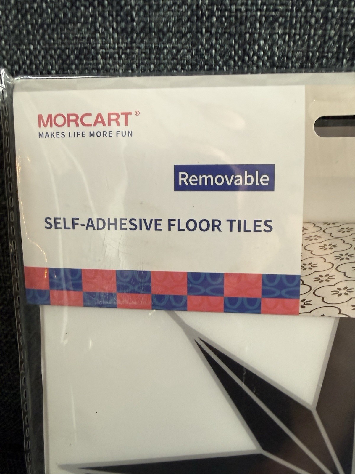 MORCART 8″ x 8″ Peel and Stick Floor Tile, 20 PCS Self-Adhesive DIY Vinyl