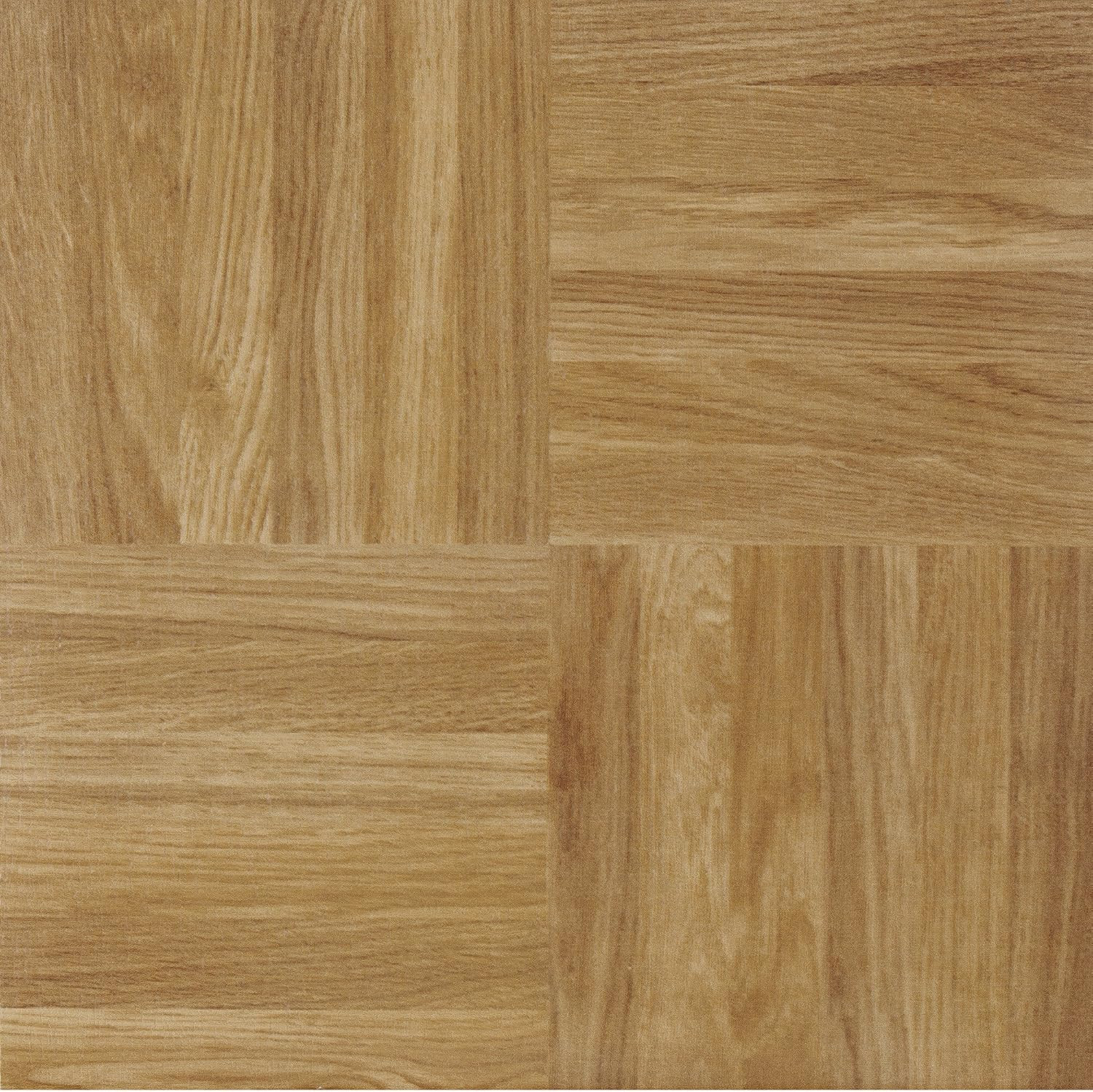 Sterling Self Adhesive 12-Inch Vinyl Floor Tiles, 20 Tiles – 12″ X 12″, Square P