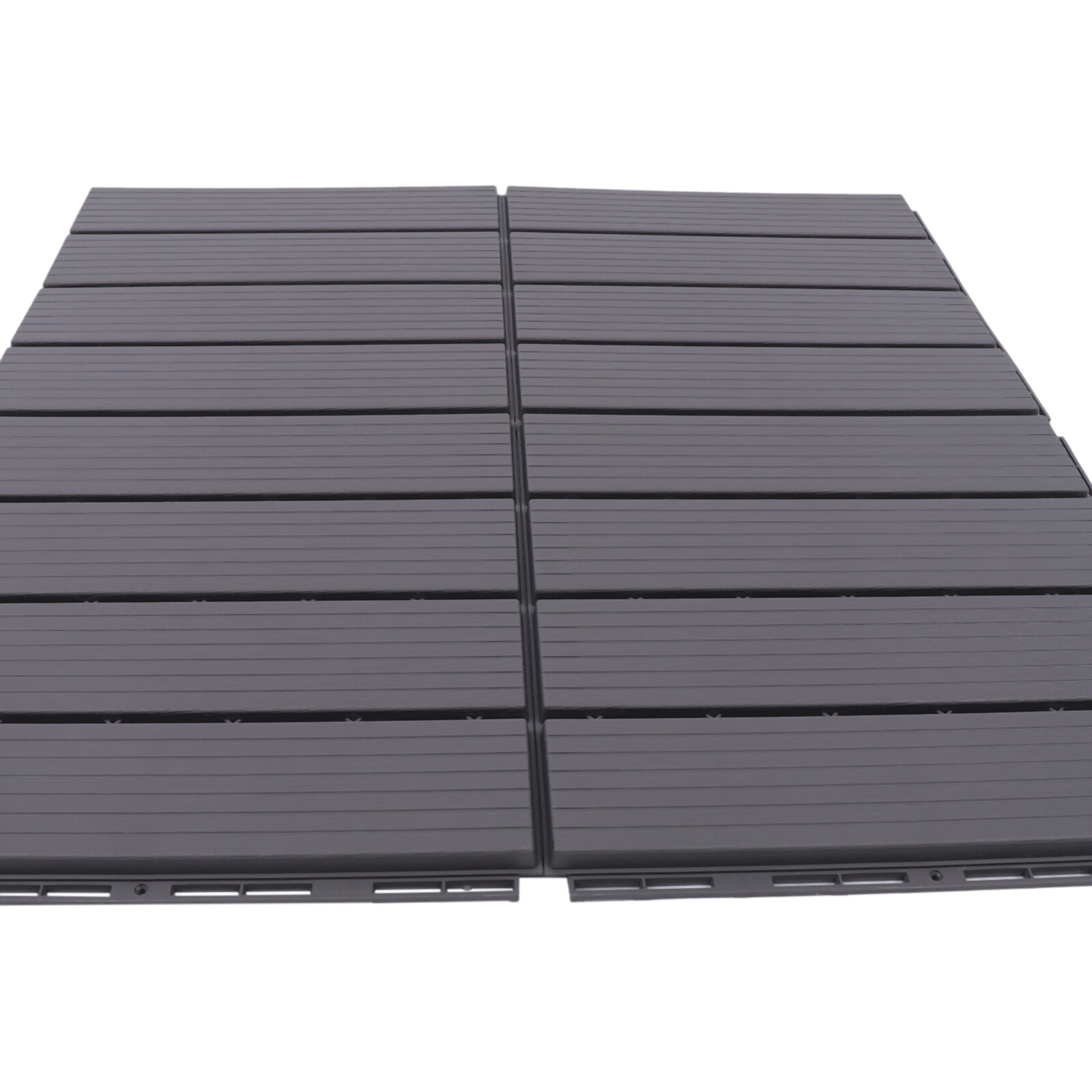 22 Pack Plastic Interlocking Deck Tiles Patio Deck Tiles 12″X12″ Waterproof PP