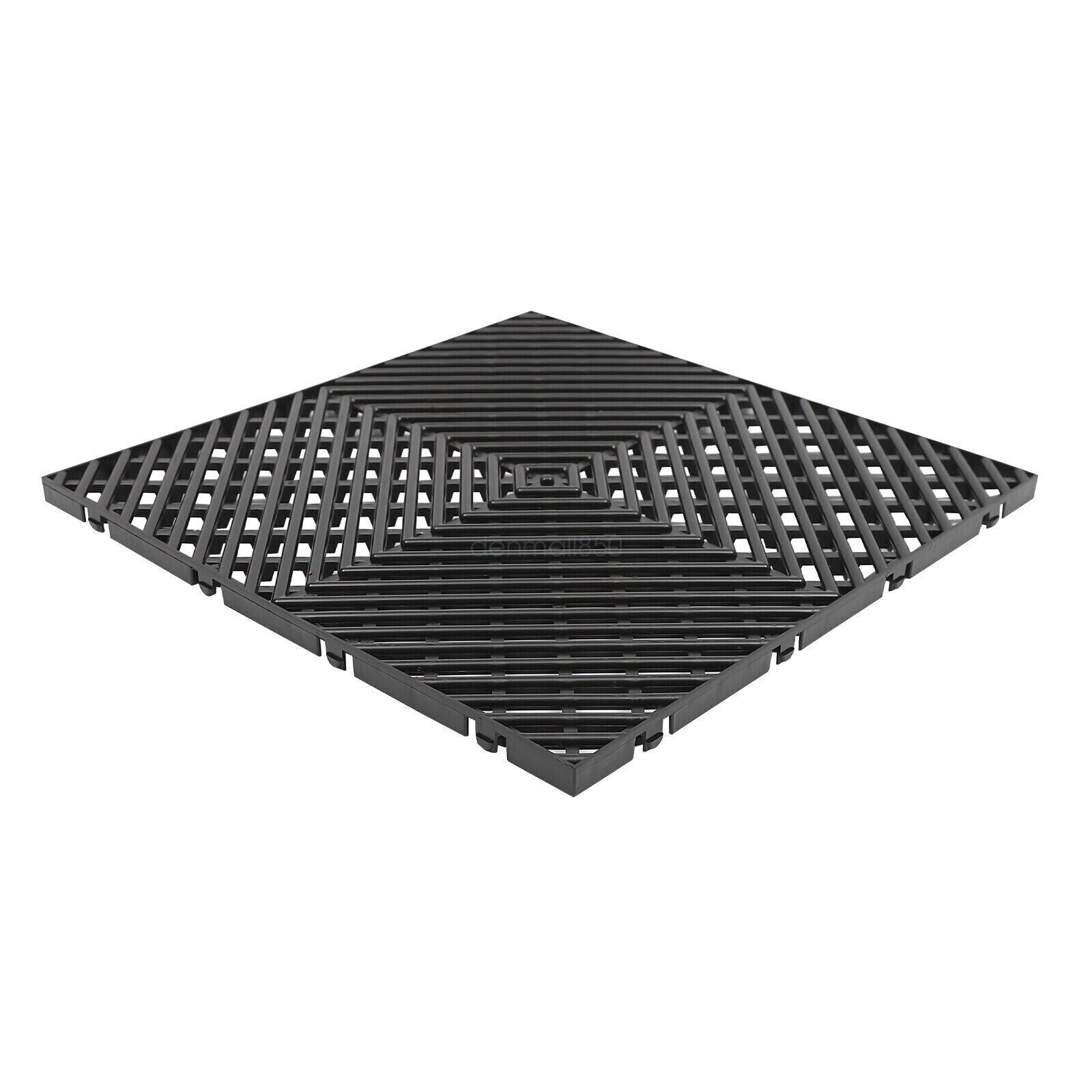 12×12″ Interlocking Garage Floor Tiles 25/55 PCS Deck Tile Snow Water Drainage