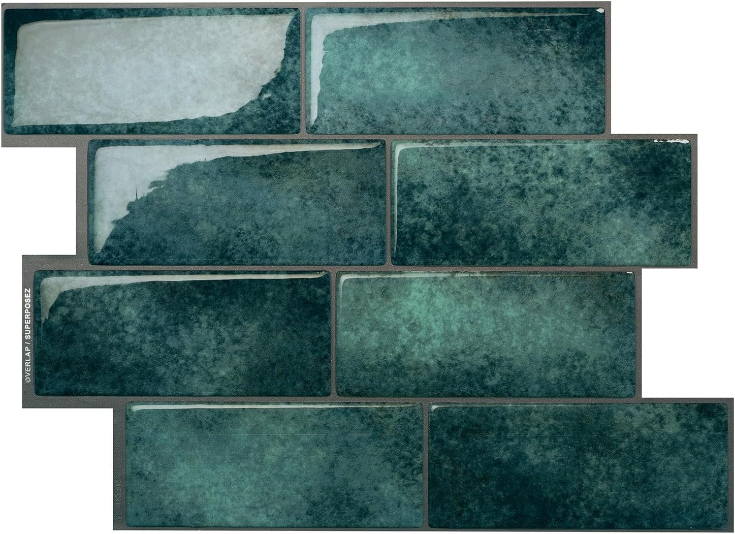 3D Peel and Stick Backsplash Tiles – 5 Sheets for Kitchen & Bathroom
