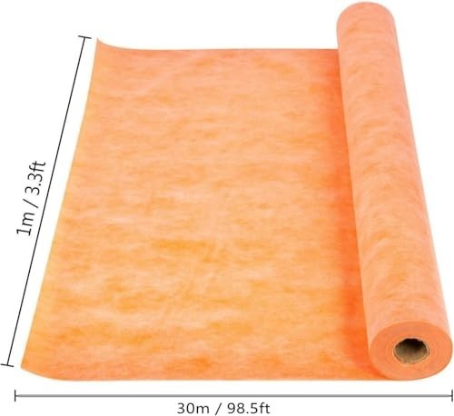Waterproof Membrane for Showers, 3.3 Ft X 98.5 Ft (323 Sq Ft), Schluter Membrane
