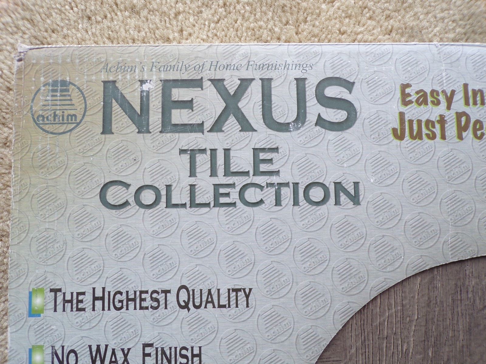 Nexus Self Adhesive 12-Inch Vinyl Floor Tiles, 20 Tiles – gray – 12″ x 12″ @hS