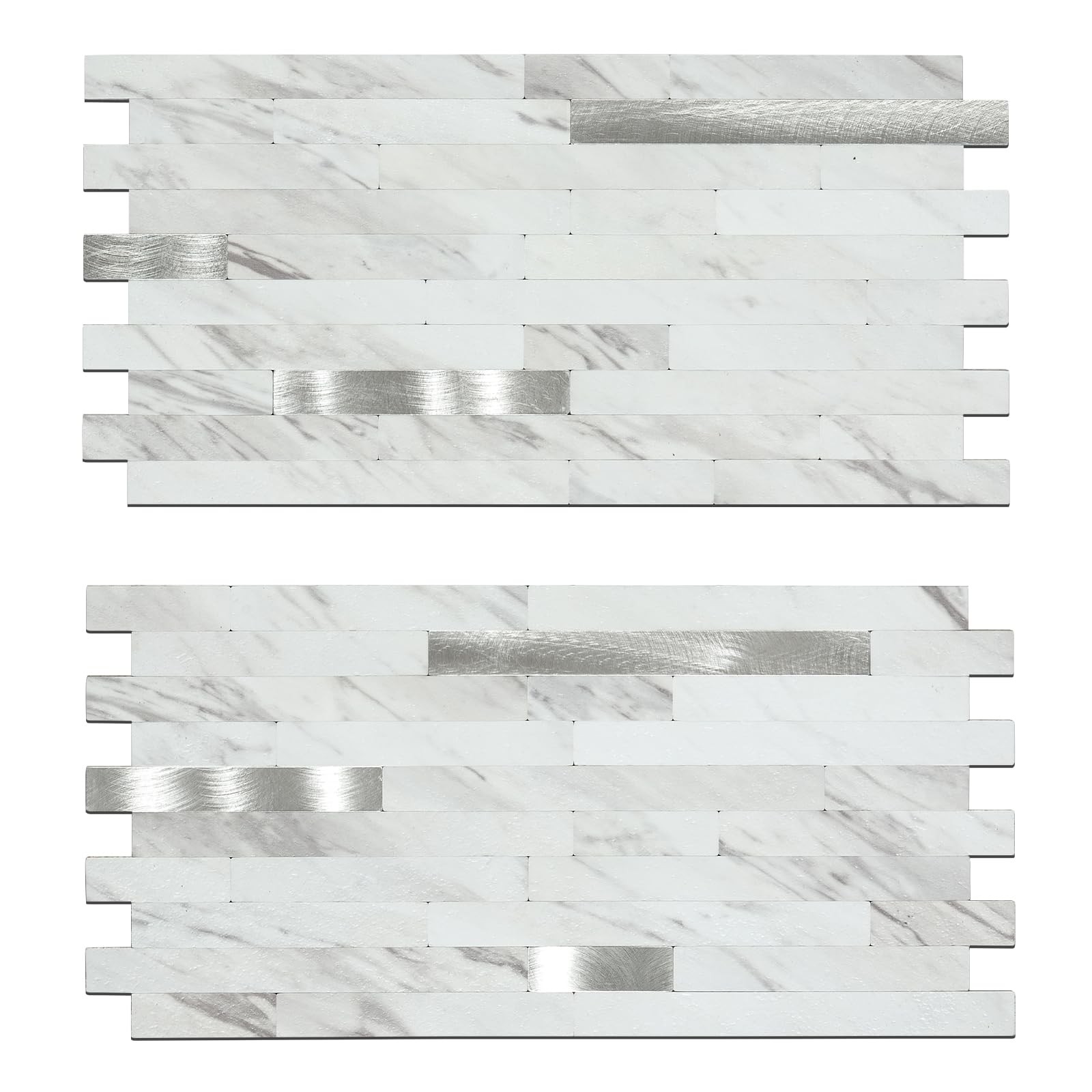 20 Pieces Peel and Stick PVC Mosaic Backsplash,for Kitchen Backsplash,Etc