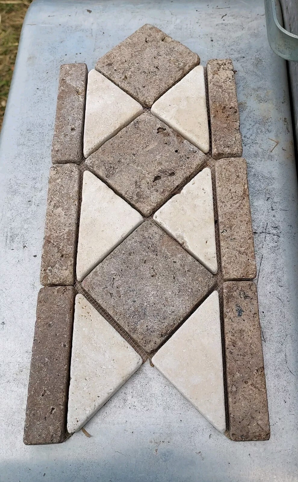 Accent Tile Decorative Border Mosaic 6″x12″x3/8″(10Pieces)Shower/backsplash
