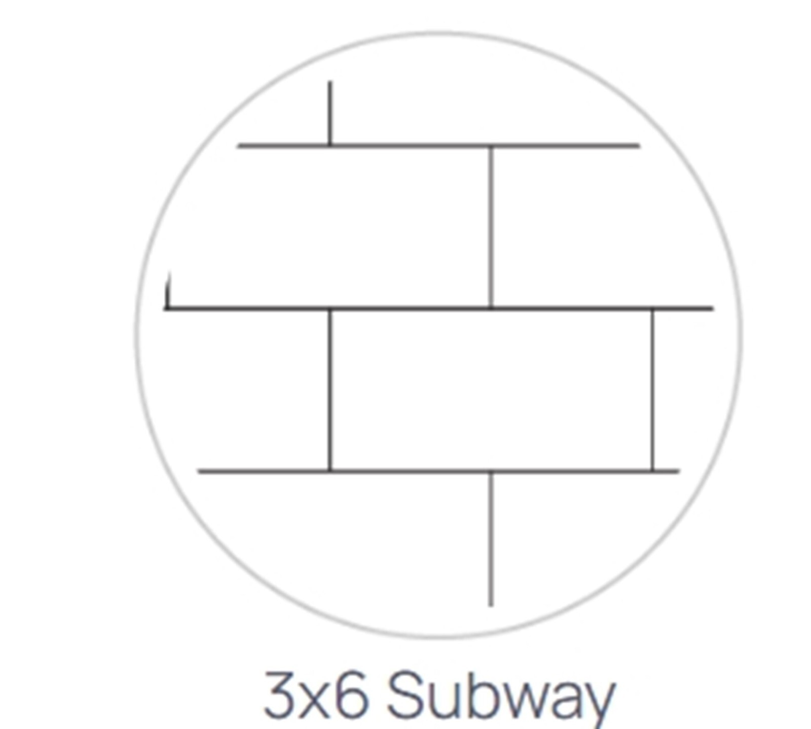 Subway Tile Wall System 60″ x 36″ x 96″