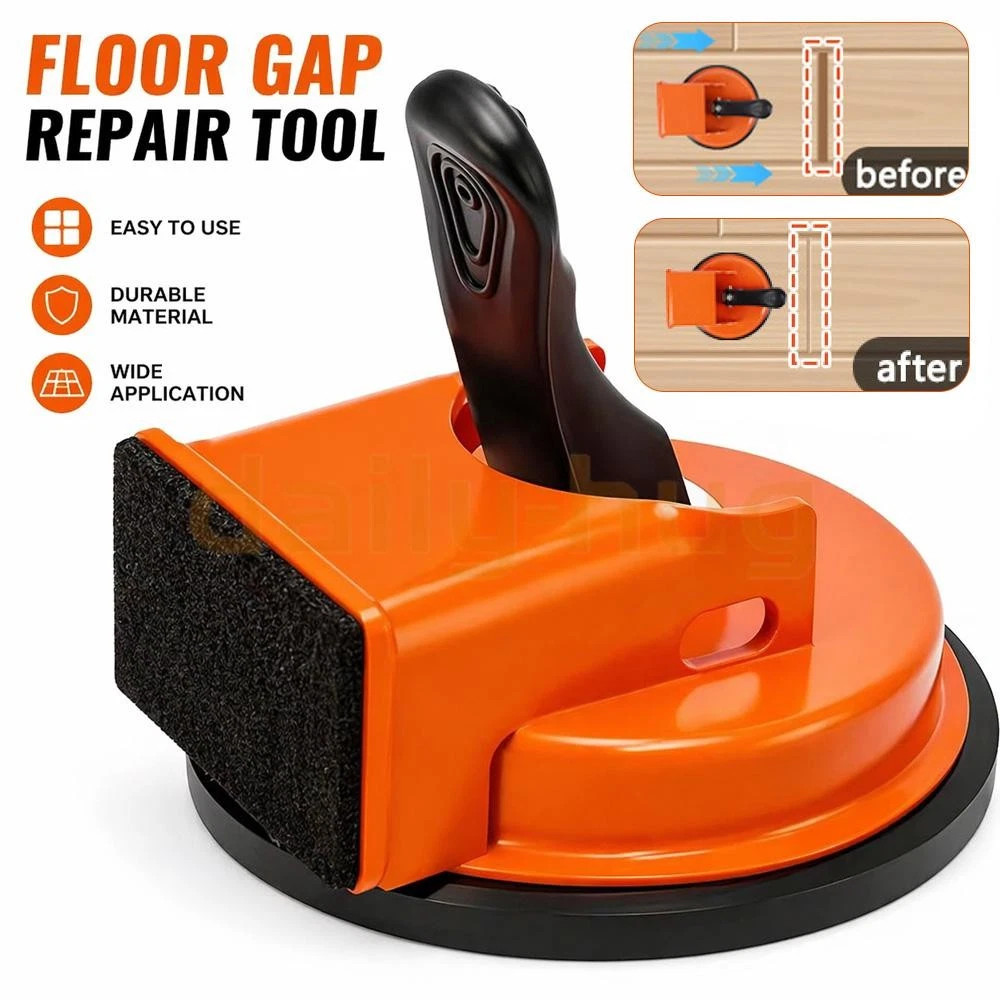 Floor Gap Fixer Tool with Suction Cup for Hardwood-Laminate and Vinyl Flooring