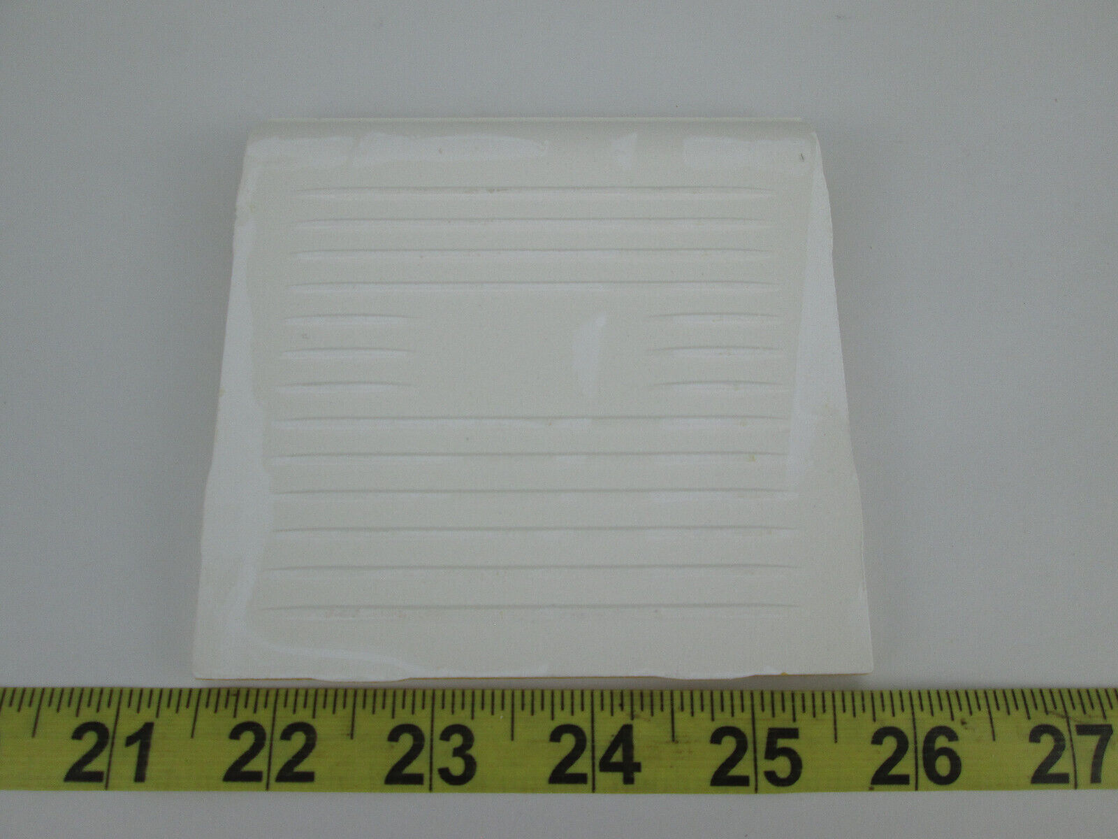 Lot of 2 New Old Stock Daltile Ceramic Tile Mustard Yellow QTC1 4-1/4″ Cove Base