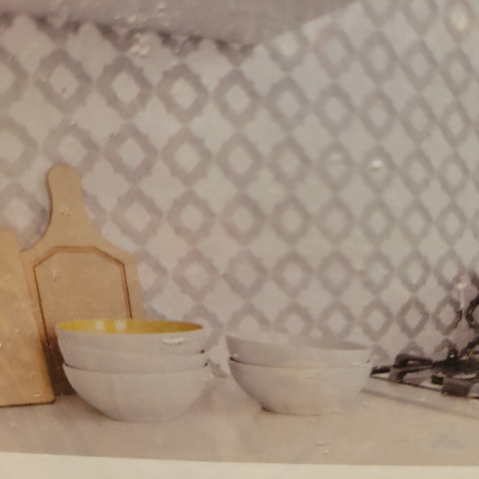 7 packs Boutique stone tiles White 10.15 in x 10.15 in natural stone tiles