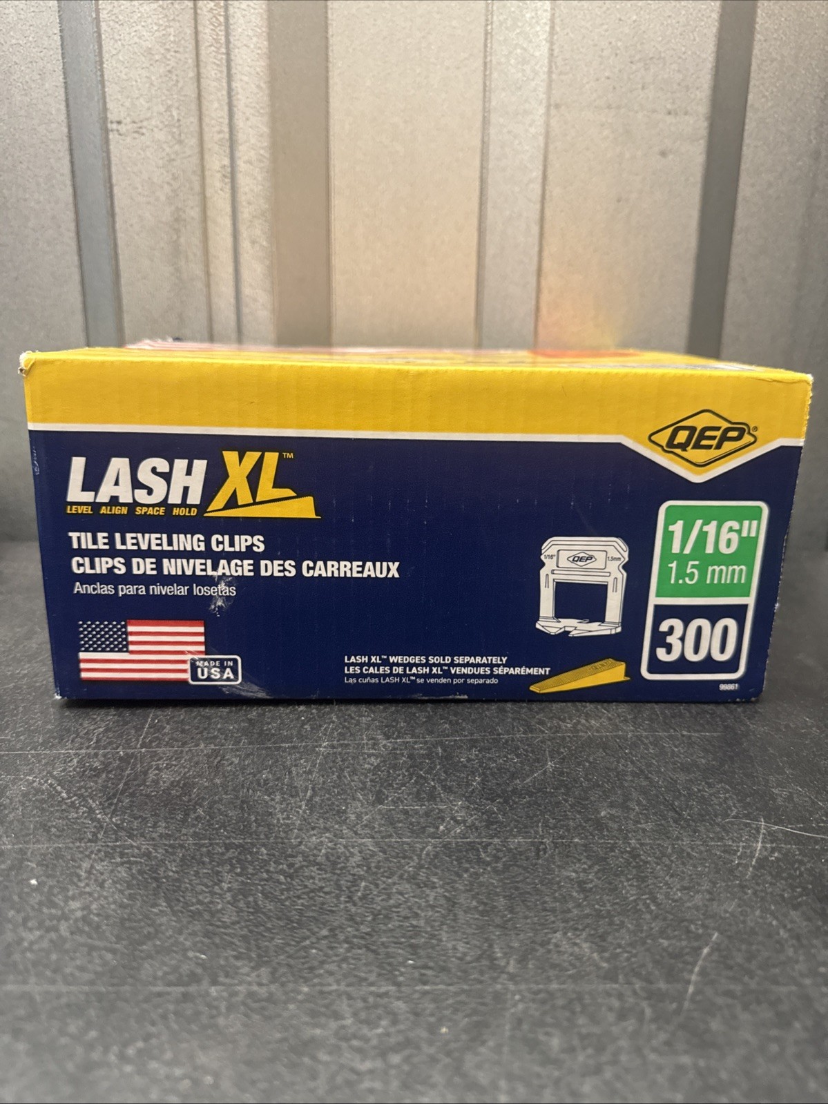 QEP Lash XL Tile Leveling Clips 1/16″ 1.5mm Part A CLIPS ONLY (300 Count)