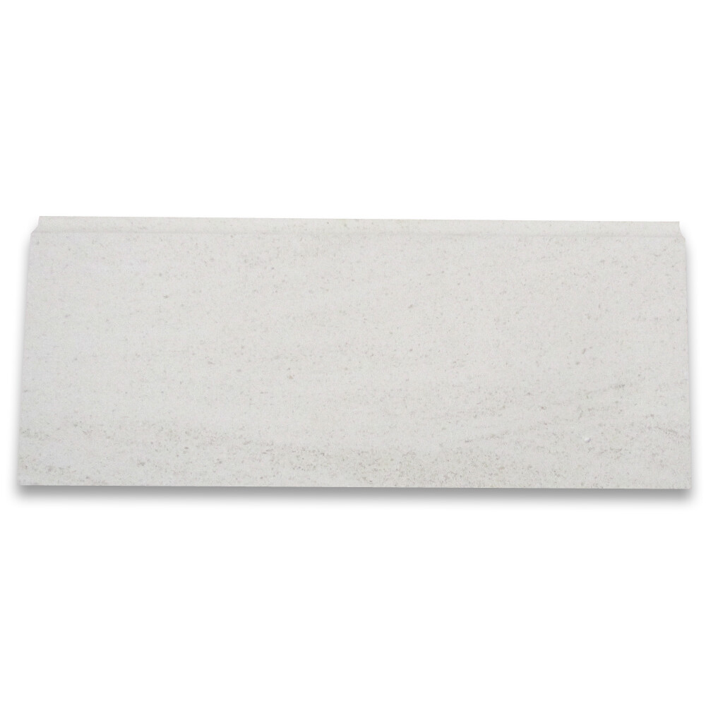 H12H Golden Beach Moleanos Beige Limestone 5×12 Baseboard Molding Honed