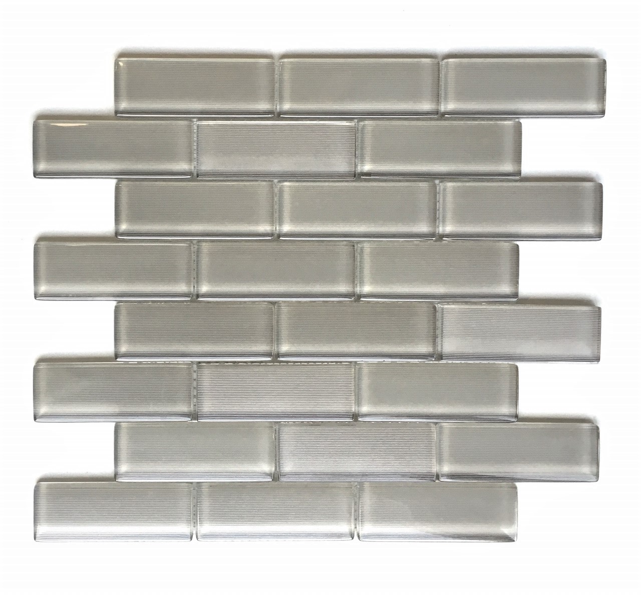 Mardi Gras 1-1/2″ x 4″ Toulouse Striped Glass Mosaic Kitchen Wall Tile