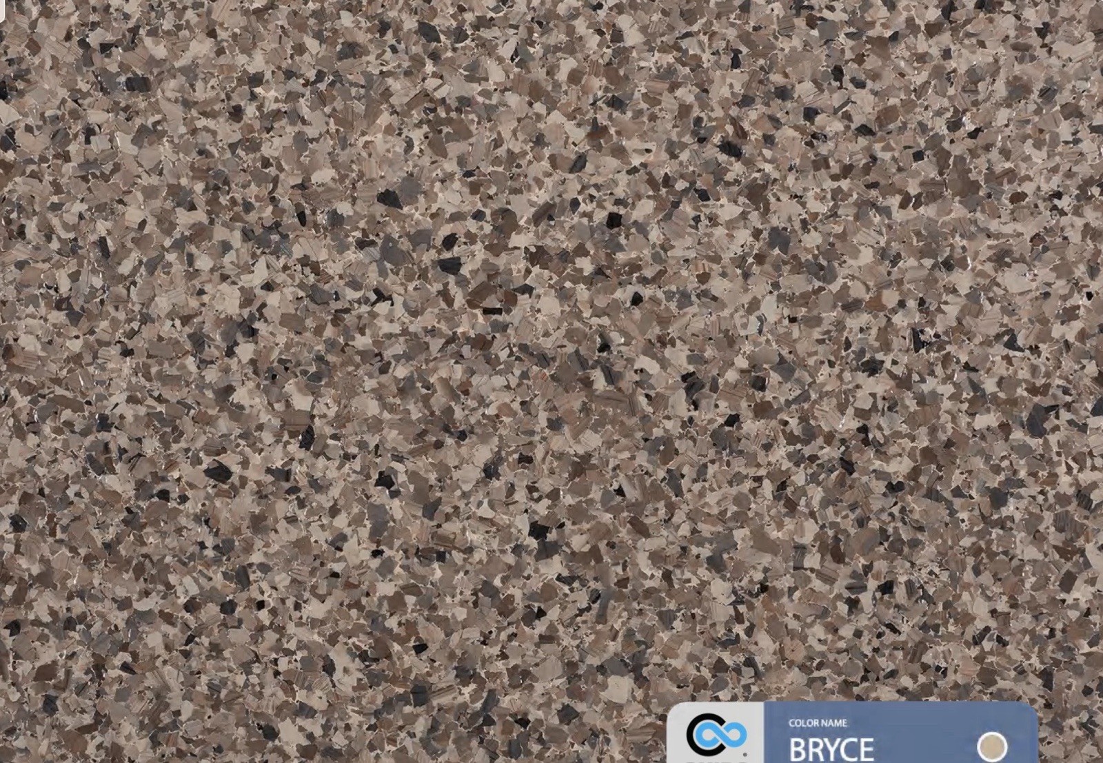 CHIPS FLAKES FOR EPOXY FLOORS OBISPO MIX 1/4” 40 Lb Cs