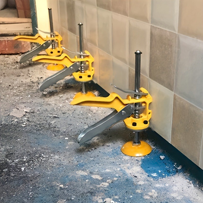 6-Piece Multifunctional Tile Leveling System—Height-Adjustable Lifting Tool
