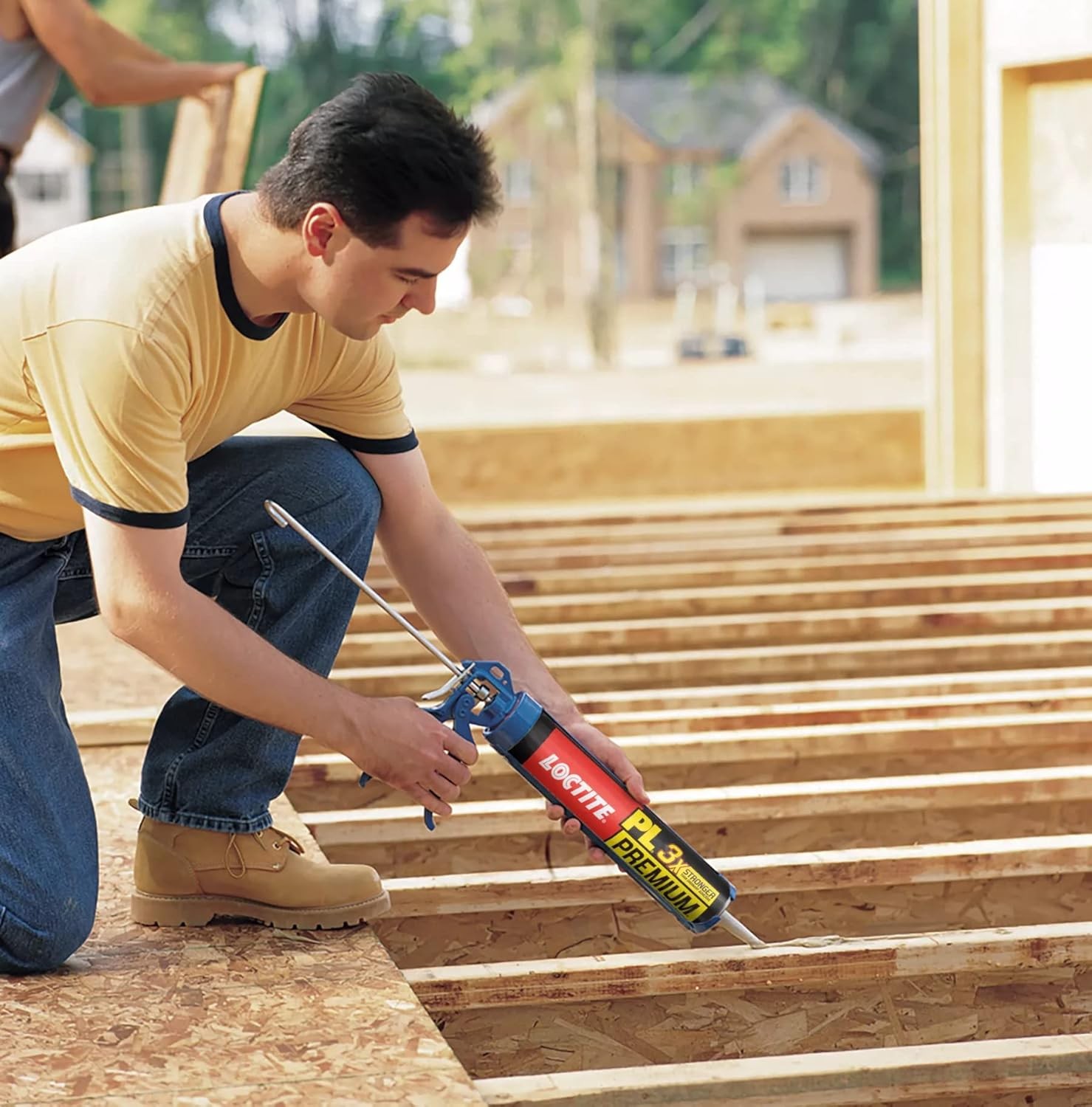 Loctite PL Premium Polyurethane Construction Adhesive, 12 Pack, Clear