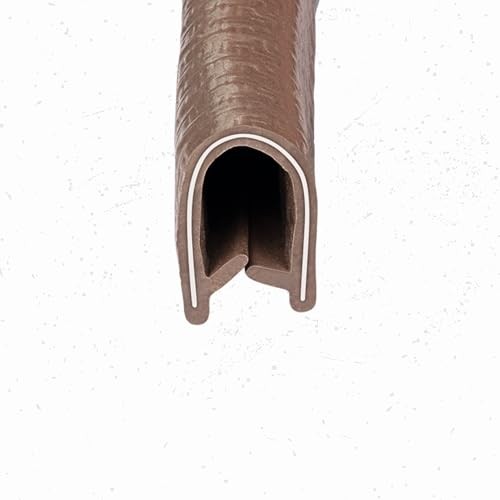 Brown Edge Trim Black U Extrusion Medium Size | U Height: 17/32″, Grip 10 Feet