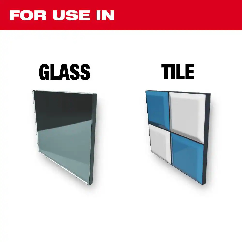 Carbide Glass/ Tile/ Natural Stone & Carbide Multi-Material Bit Set (18-Piece)