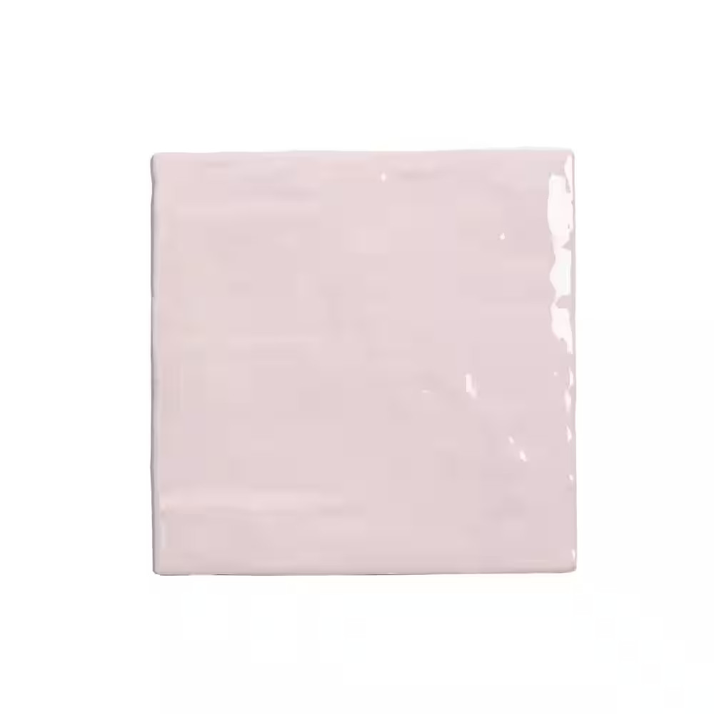 Pink 5.2 In. X 5.2 In. Polished Ceramic Subway Wall Tile (10.76 Sq. Ft./Case)