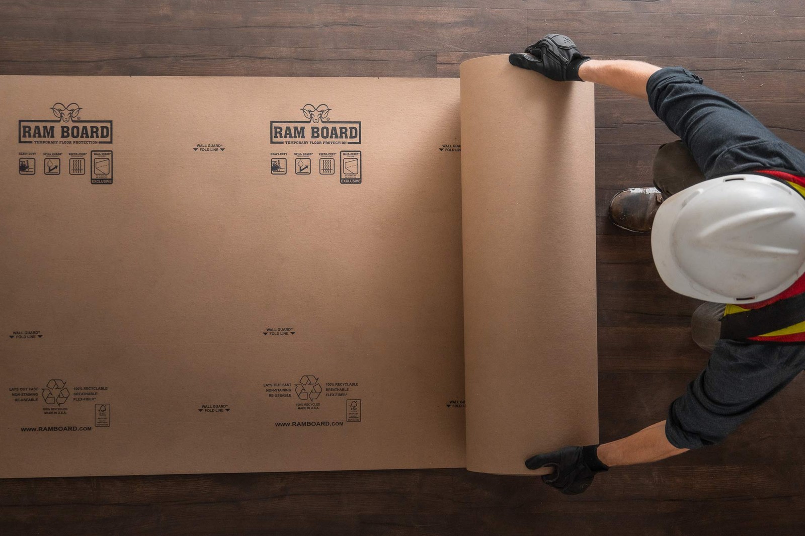 Ram Board 38 Inch X 100 Feet Heavy Duty Painting Remodeling Construction
