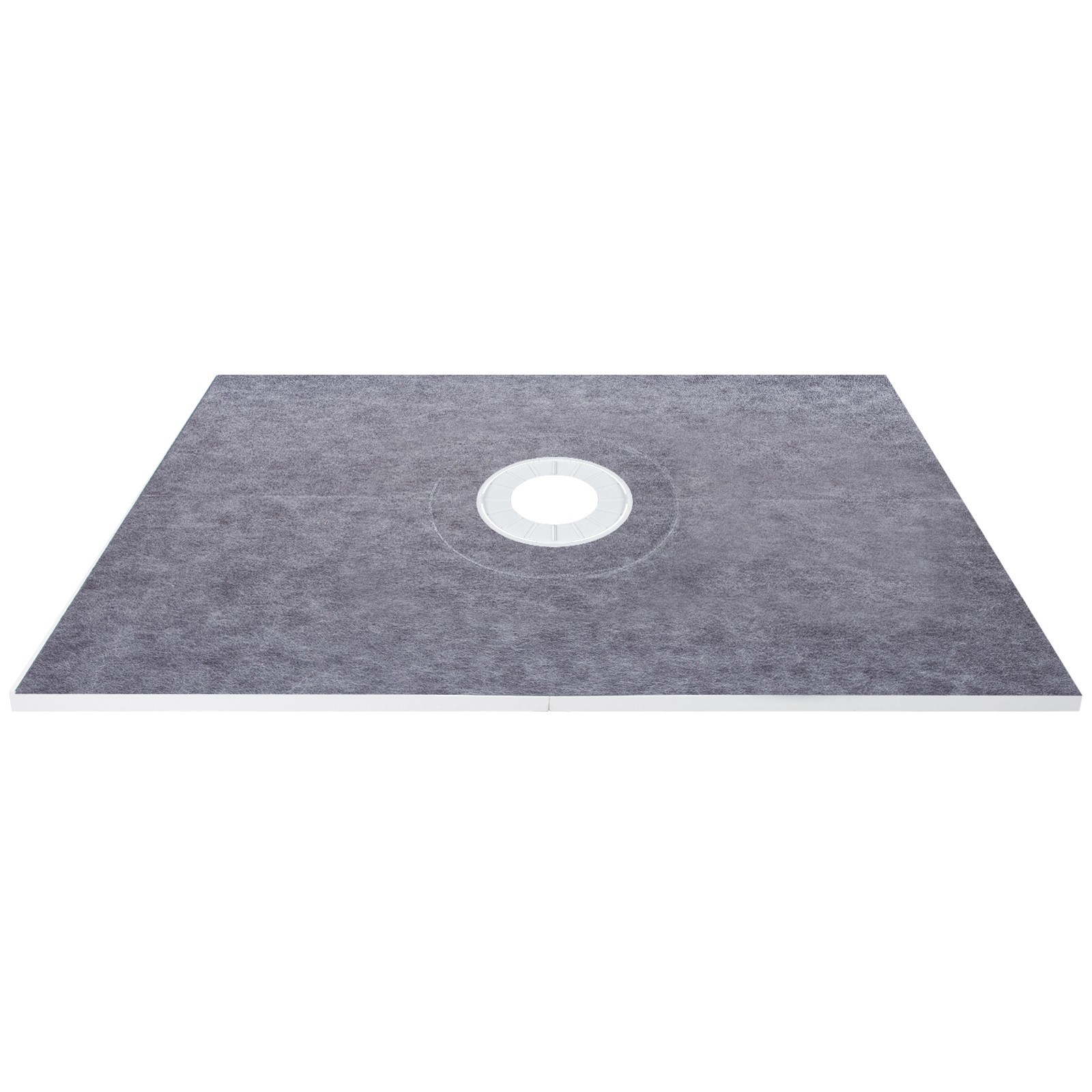VEVOR Waterproofing Shower Kit Shower Kit Tray 48”x72” with Central Drain ABS