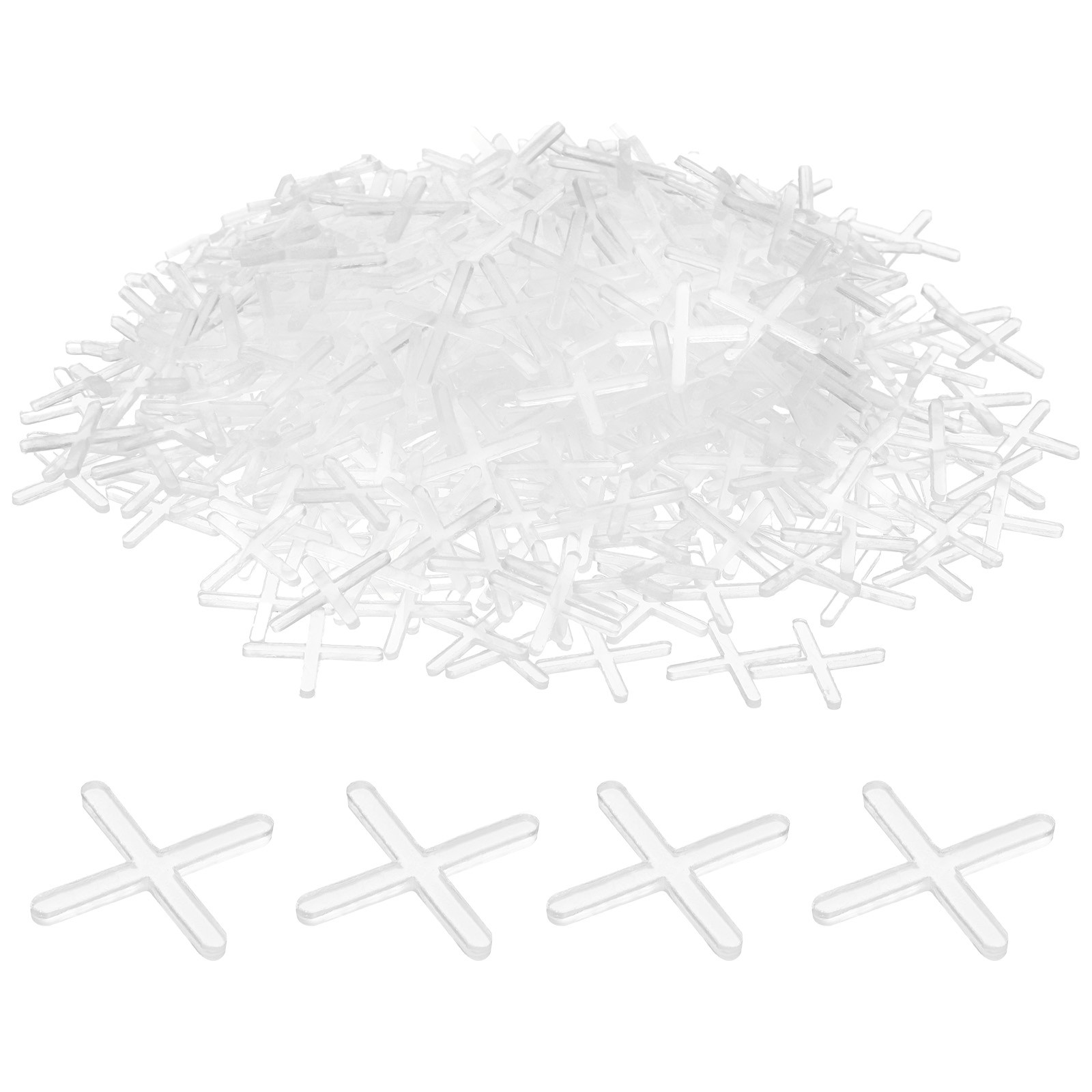 500pcs Tile Spacers 2mm Hard Plastic Cross Tiles Leveler Spacer for Ceramic