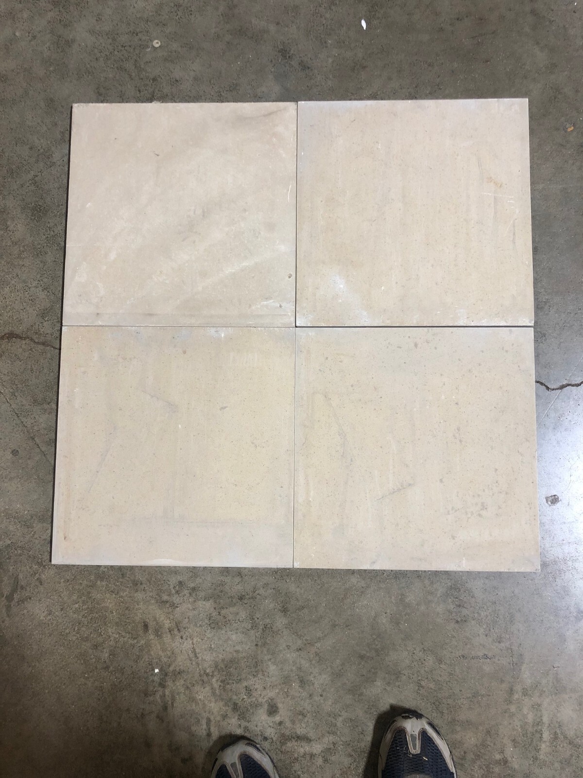 16x16x1/2 Golden Topaz Limestone Remodel Tile 200 Tiles (1 Crate) T-62