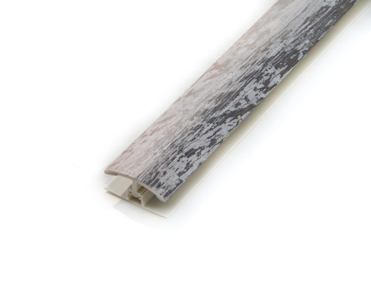 8mm Pristine Luxury Vinyl WPC Plank With IXPE Rubber Pad Sample