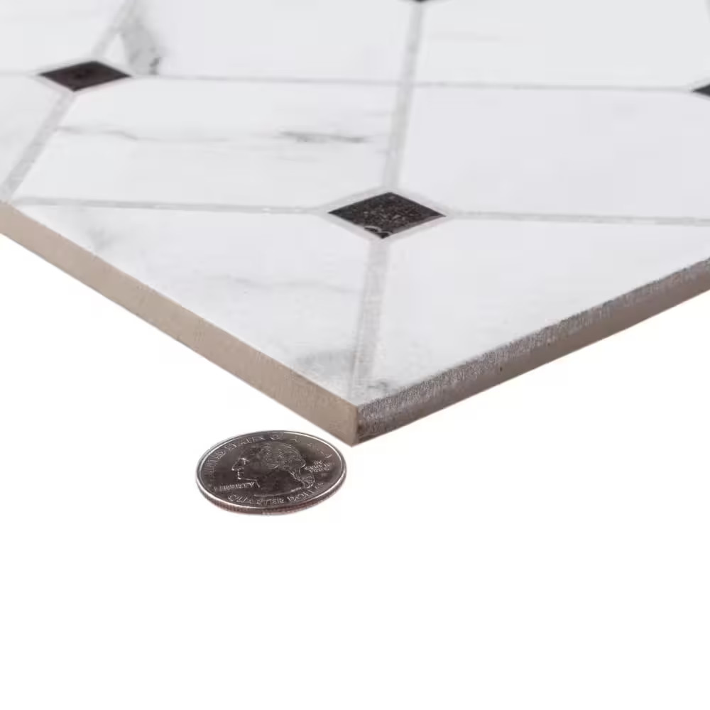 Tuscany Siena 17-3/8 In. X 17-3/8 In. Porcelain Floor and Wall Tile (14.91 Sq. F