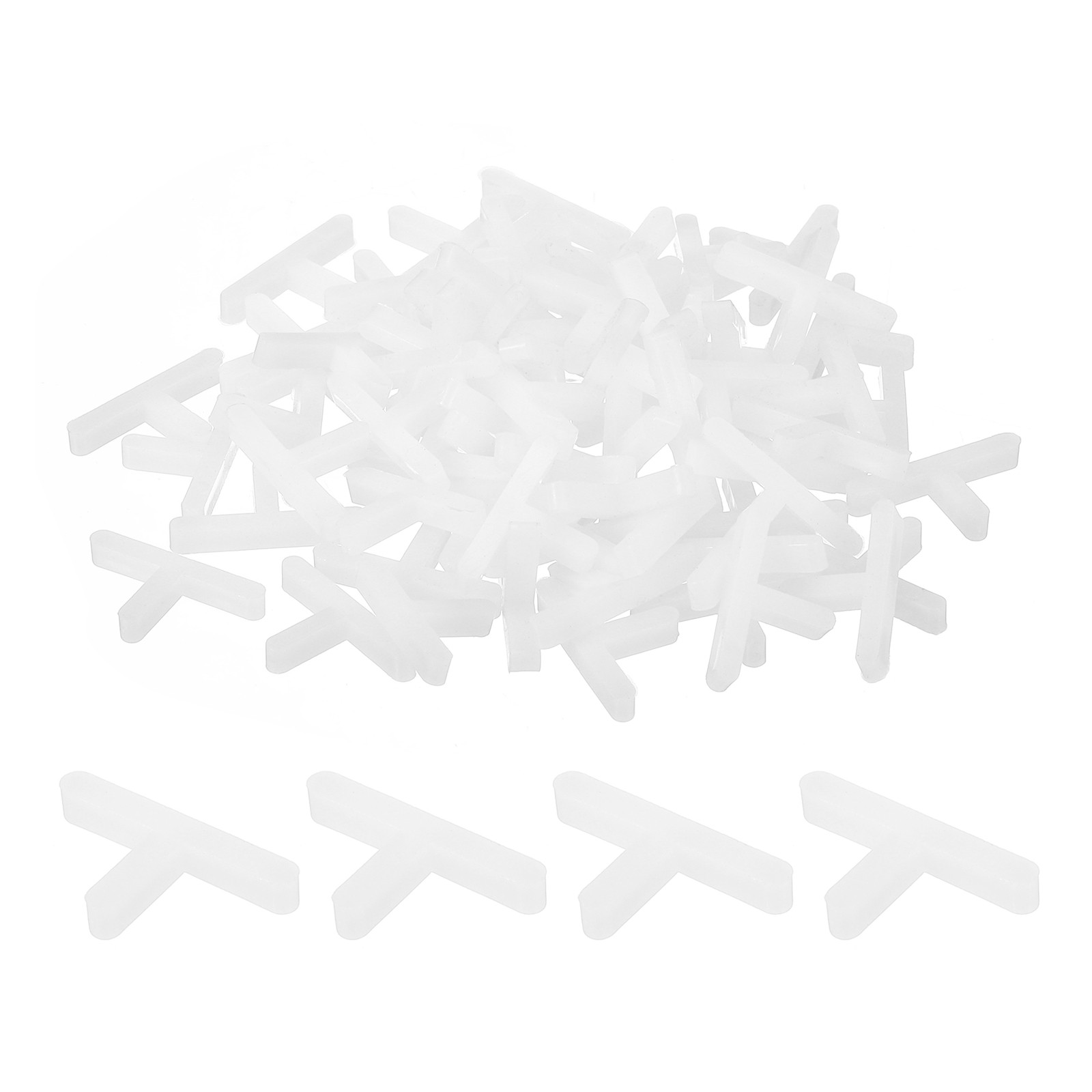500Pcs Wall Floor Tile Plastic T Shape Spacers Tiling Tools 1.5mm 1/16″ White