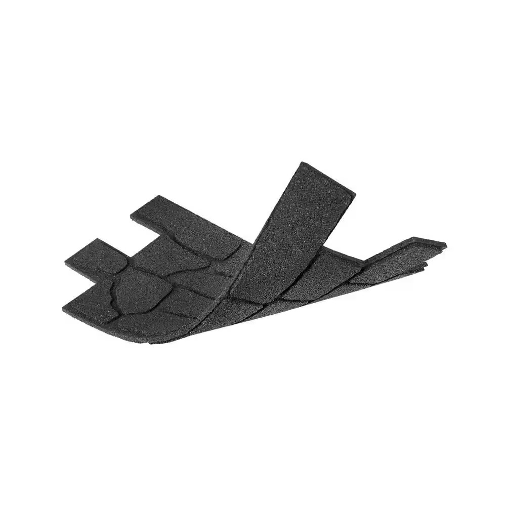 24 In. X 12 In. X 5/8 In. Black Interlocking Dual-Sided Rubber Paver (9-Pack)