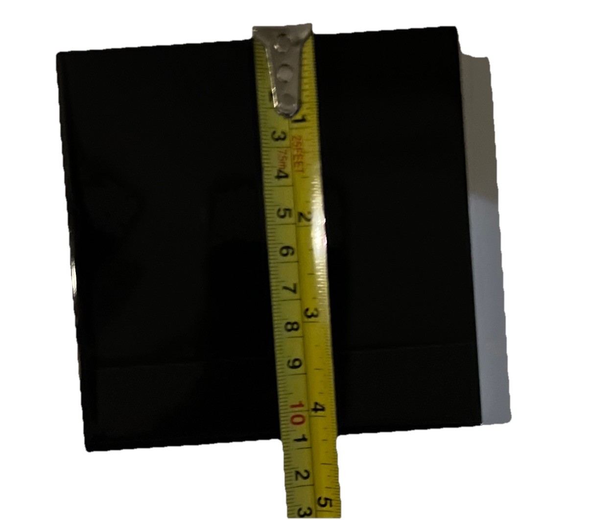 Black Gloss Ceramic Tiles Mid Century Modern 4.5”x4.5” 1950s Remnants Original