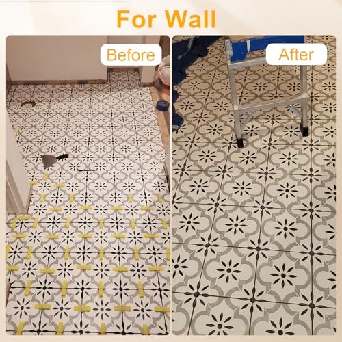Tile Leveling System with Tile Pliers 1/8 Inch (300 Spacers and 100 Wedges)