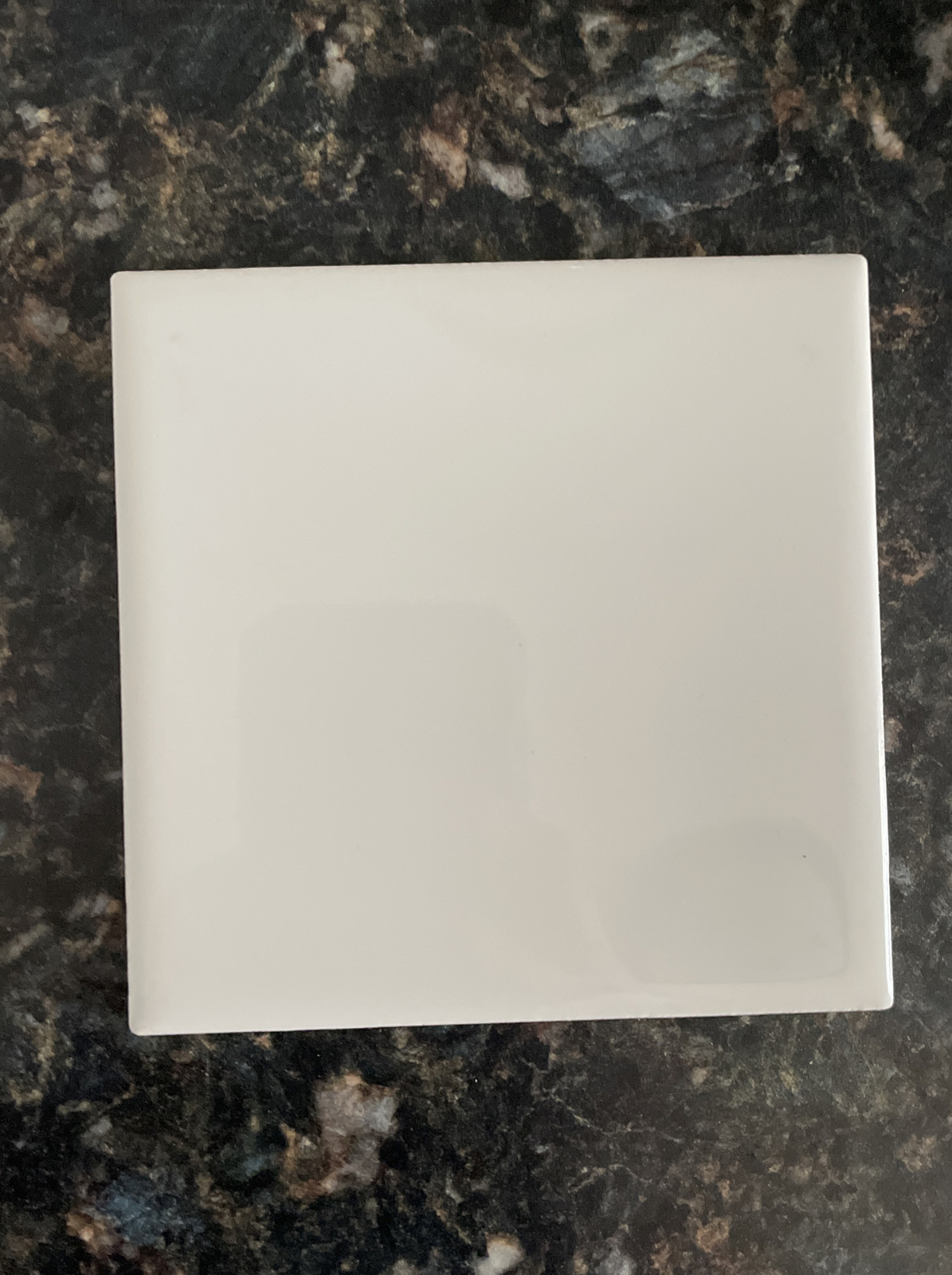 1 ea Ceramic Wall Tile 4 1/4″ White Glossy 4×4