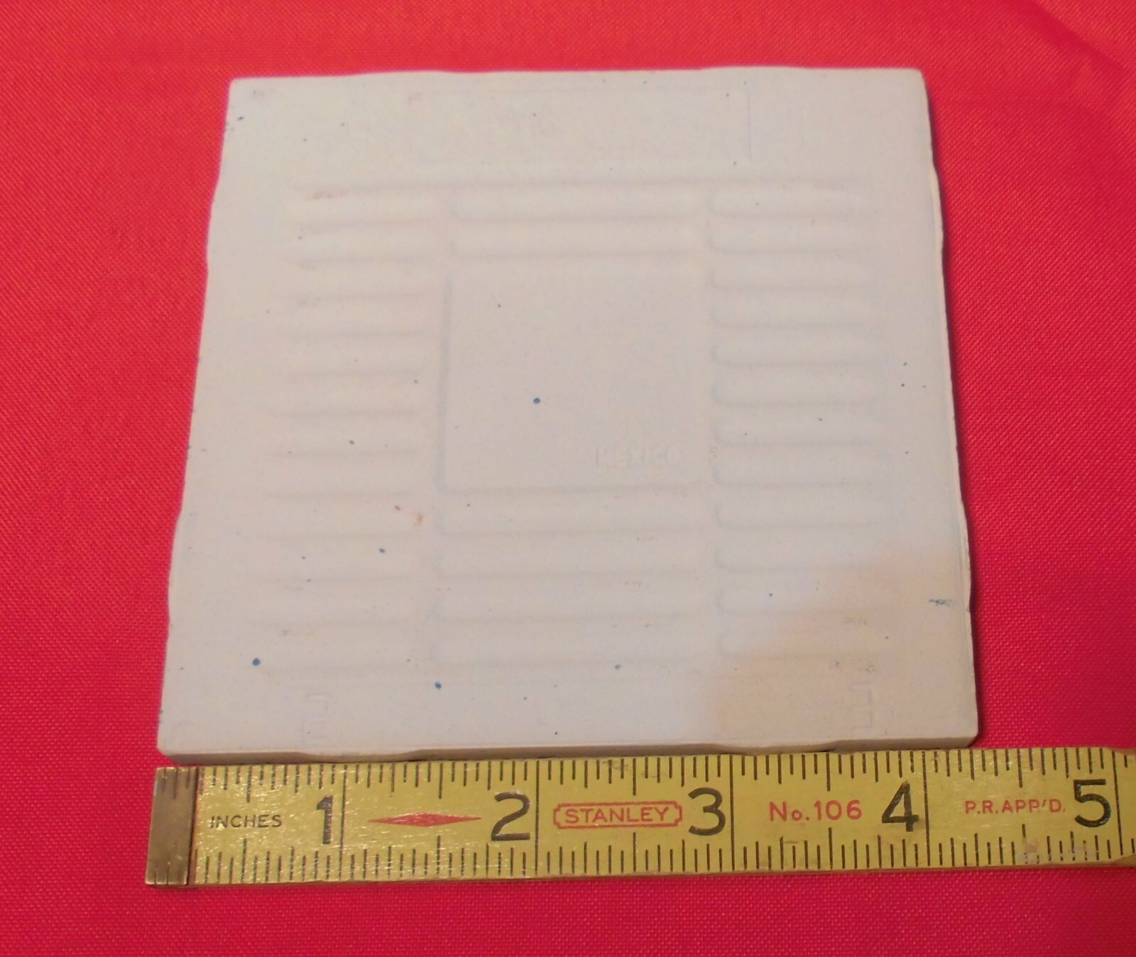 1 pc. Cobalt Blue #318: Crystalline Ceramic 4-1/4″ Tile by American Olean, NEW