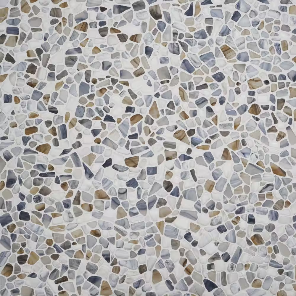 Hydra Frosted Seaglass 11.81 X 11.81 Glass Mosaic (0.97 Sq. Ft. per Sheet)