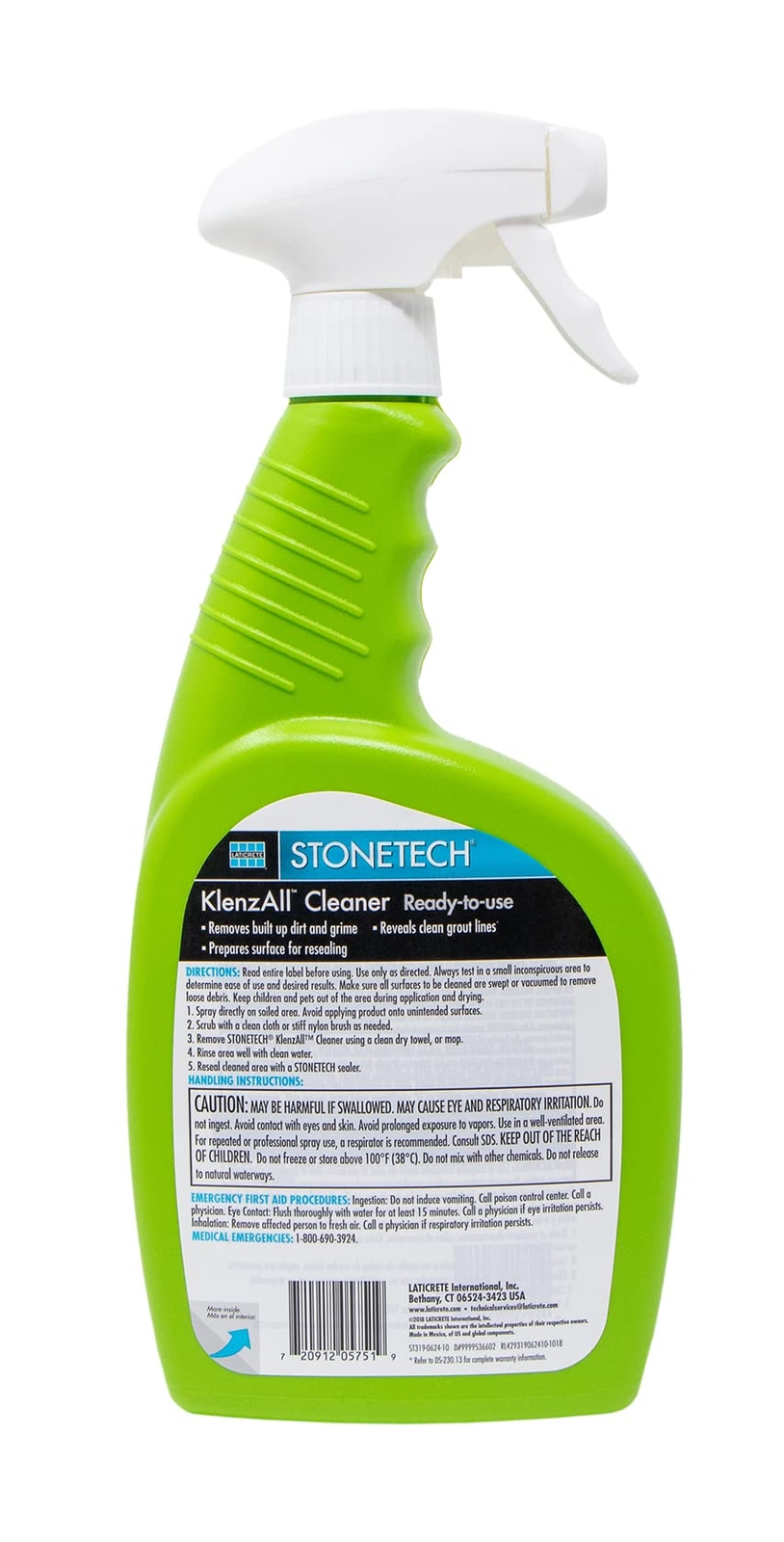 StoneTech KlenzAll Cleaner 24 Ounce Heavy Duty for Natural Stone Tile Grout